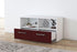Lowboard stehend mit Griffen Aeon, Bordeaux Offen ( 92x49x35cm) - Dekati GmbH