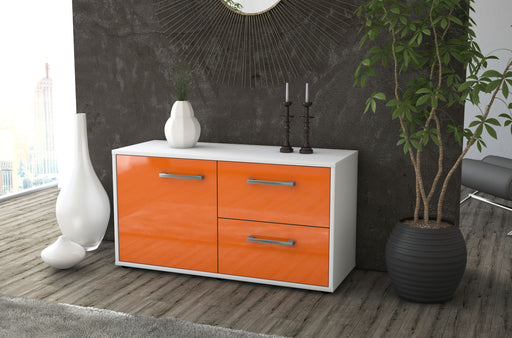 Lowboard stehend mit Griffen Adria, Orange Front ( 92x49x35cm) - Dekati GmbH