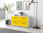 Lowboard stehend mit Griffen Aella, Gelb Front ( 92x49x35cm) - Dekati GmbH