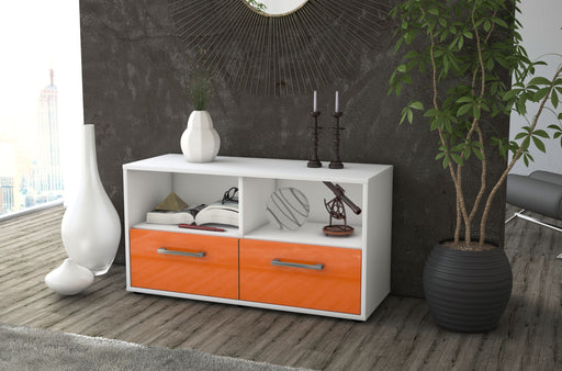 Lowboard stehend mit Griffen Aeon, Orange Front ( 92x49x35cm) - Dekati GmbH