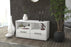 Lowboard stehend mit Griffen Aeon, Weiß Front ( 92x49x35cm) - Dekati GmbH