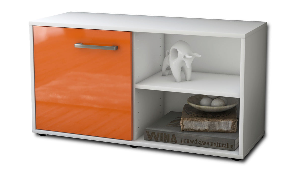 Lowboard stehend mit Griffen Adelia, Orange Seite ( 92x49x35cm) - Dekati GmbH