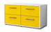 Lowboard stehend mit Griffen Aella, Gelb Seite ( 92x49x35cm) - Dekati GmbH