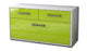 Lowboard stehend mit Griffen Agnese, Gruen Seite ( 92x49x35cm) - Dekati GmbH
