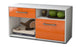 Lowboard stehend mit Griffen Albina, Orange Seite ( 92x49x35cm) - Dekati GmbH