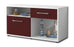 Lowboard stehend mit Griffen Alecia, Bordeaux Seite ( 92x49x35cm) - Dekati GmbH