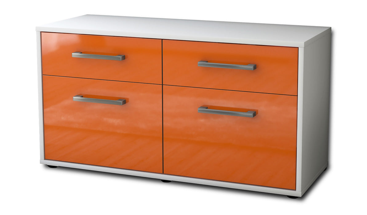 Lowboard stehend mit Griffen Alena, Orange Seite ( 92x49x35cm) - Dekati GmbH