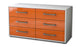 Lowboard stehend mit Griffen Alfonsa, Orange Seite ( 92x49x35cm) - Dekati GmbH
