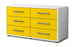 Lowboard stehend mit Griffen Alfonsa, Gelb Seite ( 92x49x35cm) - Dekati GmbH