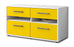 Lowboard stehend mit Griffen Alice, Gelb Seite ( 92x49x35cm) - Dekati GmbH