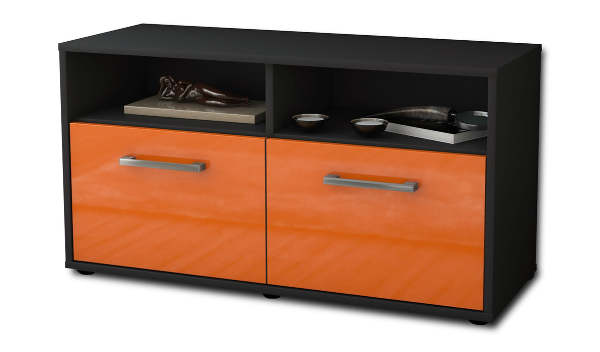 Lowboard stehend mit Griffen Alegra, Orange Seite ( 92x49x35cm) - Dekati GmbH