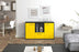 Sideboard Dhonna, Gelb Studio (136x79x35cm) - Dekati GmbH