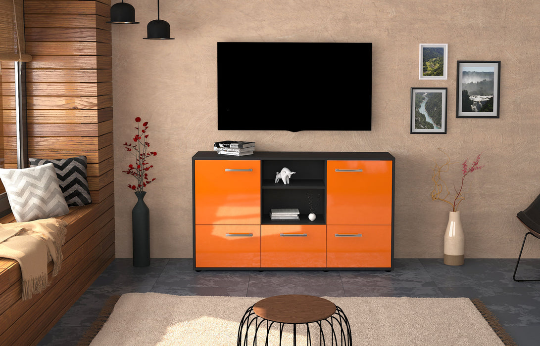 Sideboard Diellza, Orange Studio (136x79x35cm) - Dekati GmbH