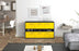 Sideboard Diletta, Gelb Studio (136x79x35cm) - Dekati GmbH