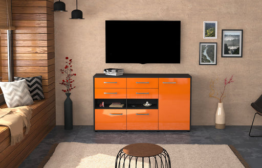 Sideboard Domi, Orange Studio (136x79x35cm) - Dekati GmbH