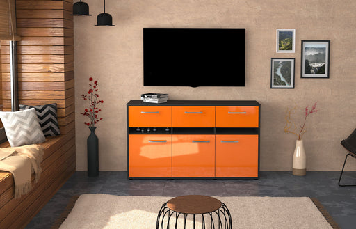 Sideboard Dorinde, Orange Studio (136x79x35cm) - Dekati GmbH