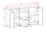 Sideboard Dimphi, Beton Maß (136x79x35cm) - Dekati GmbH