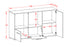 Sideboard Dolcia, Beton Maß (136x79x35cm) - Dekati GmbH