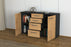 Sideboard Donna, Walnuss Offen (136x79x35cm) - Dekati GmbH