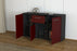 Sideboard Dorina, Bordeaux Offen (136x79x35cm) - Dekati GmbH