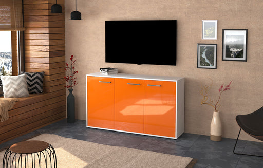 Sideboard Delia, Orange Front ( 136x79x35cm) - Dekati GmbH