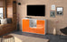 Sideboard Dhonna, Orange Front ( 136x79x35cm) - Dekati GmbH