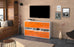 Sideboard Diletta, Orange Front ( 136x79x35cm) - Dekati GmbH