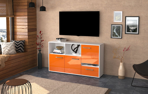 Sideboard EDA, Orange Front ( 136x79x35cm) - Dekati GmbH