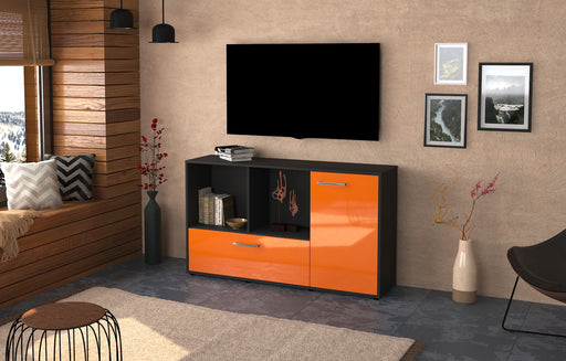 Sideboard Ela, Orange Front (136x79x35cm) - Dekati GmbH