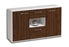 Sideboard Denise, Walnuss Seite ( 136x79x35cm) - Dekati GmbH
