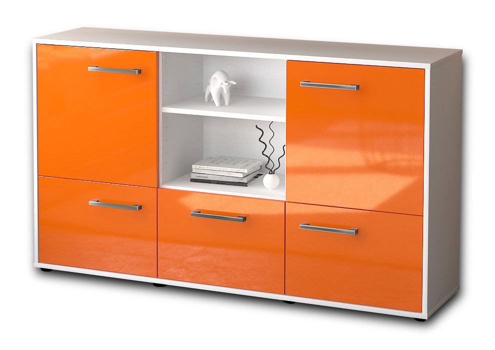 Sideboard Diellza, Orange Seite ( 136x79x35cm) - Dekati GmbH