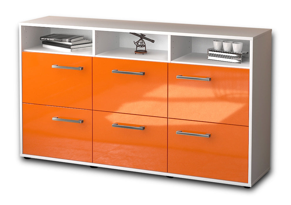 Sideboard Dilara, Orange Seite ( 136x79x35cm) - Dekati GmbH