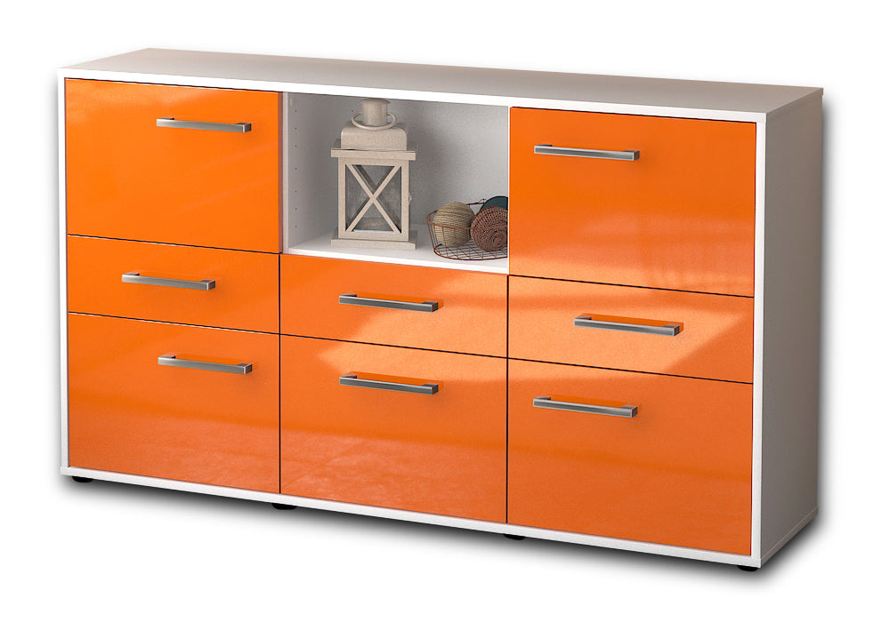 Sideboard Dominika, Orange Seite ( 136x79x35cm) - Dekati GmbH