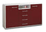 Sideboard Donnice, Bordeaux Seite ( 136x79x35cm) - Dekati GmbH