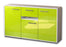 Sideboard Dorina, Gruen Seite ( 136x79x35cm) - Dekati GmbH