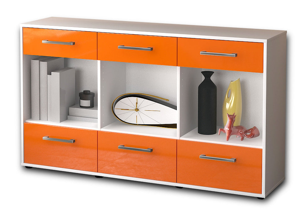 Sideboard Efisia, Orange Seite ( 136x79x35cm) - Dekati GmbH
