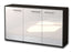 Sideboard Delia, Weiß Seite (136x79x35cm) - Dekati GmbH