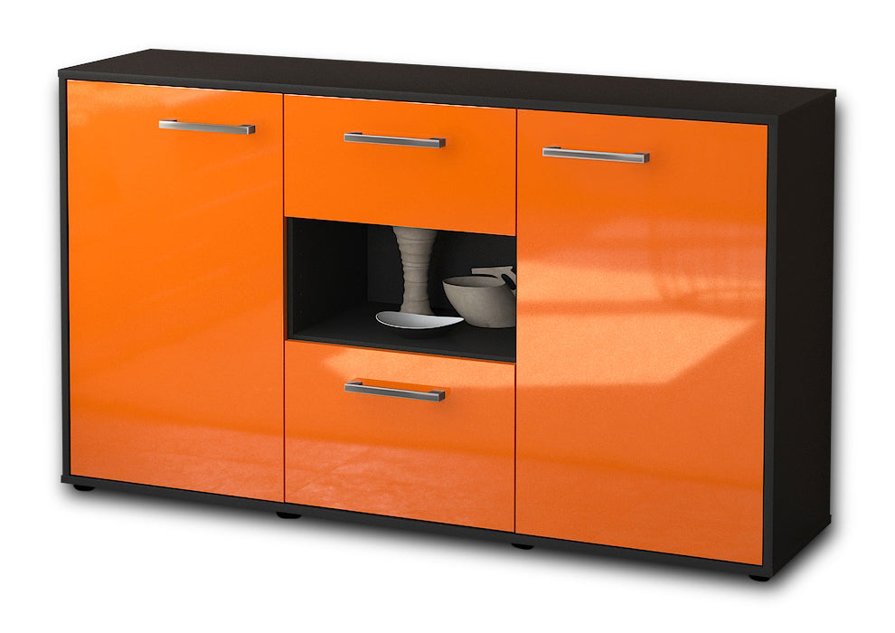 Sideboard Denise, Orange Seite (136x79x35cm) - Dekati GmbH