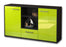 Sideboard Desideria, Gruen Seite (136x79x35cm) - Dekati GmbH