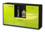 Sideboard Dhonna, Gruen Seite (136x79x35cm) - Dekati GmbH