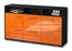 Sideboard Dilara, Orange Seite (136x79x35cm) - Dekati GmbH