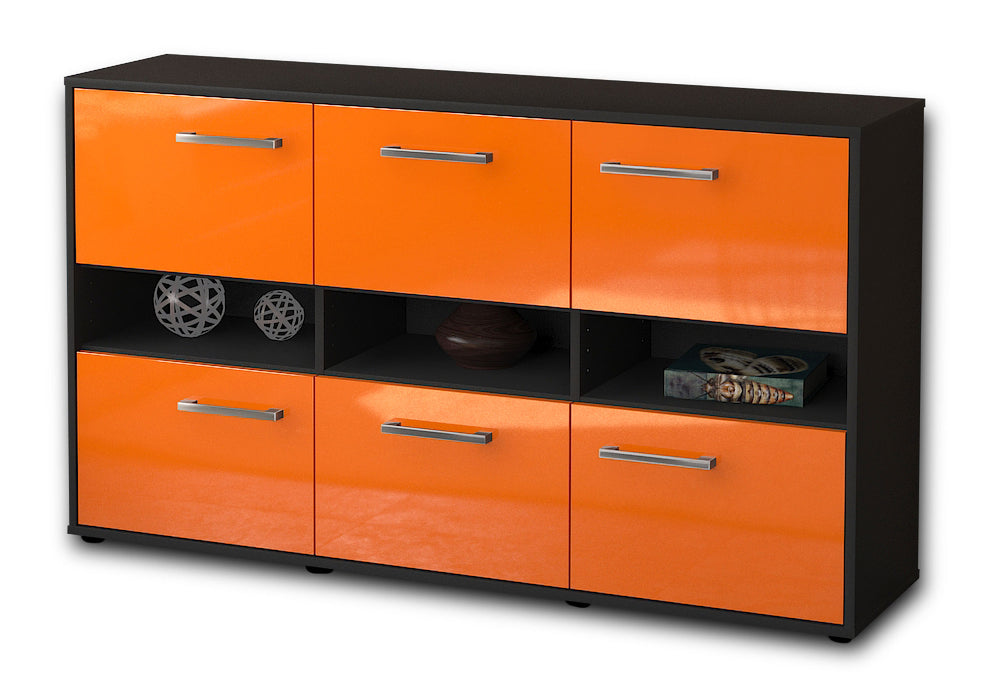 Sideboard Diletta, Orange Seite (136x79x35cm) - Dekati GmbH