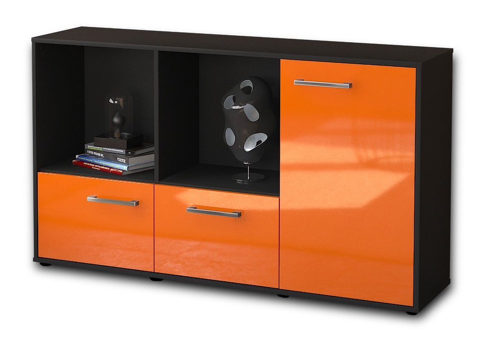 Sideboard Dolcia, Orange Seite (136x79x35cm) - Dekati GmbH