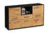 Sideboard Dominika, Eiche Seite (136x79x35cm) - Dekati GmbH