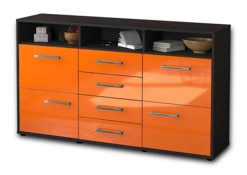 Sideboard Donabella, Orange Seite (136x79x35cm) - Dekati GmbH