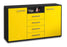 Sideboard Donnice, Gelb Seite (136x79x35cm) - Dekati GmbH
