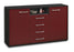 Sideboard Donnice, Bordeaux Seite (136x79x35cm) - Dekati GmbH