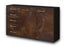 Sideboard Dorentina, Rost Seite (136x79x35cm) - Dekati GmbH