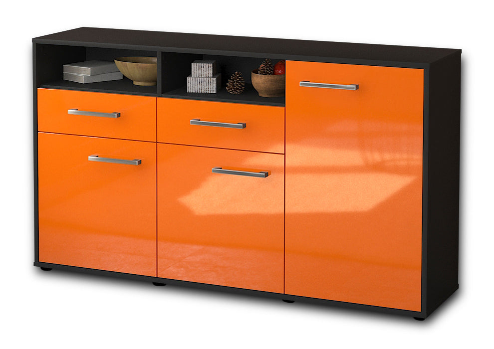 Sideboard Editta, Orange Seite (136x79x35cm) - Dekati GmbH