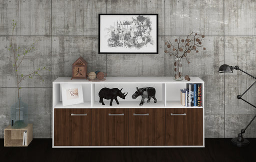 Sideboard Enrica, Walnuss Studio (180x79x35cm) - Dekati GmbH